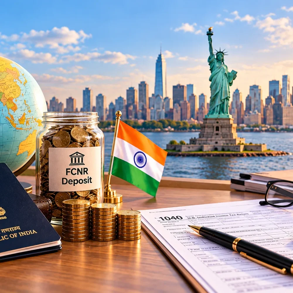 H1B Substantial Presence Test and Indian FCNR deposits for U.S. tax reporting
