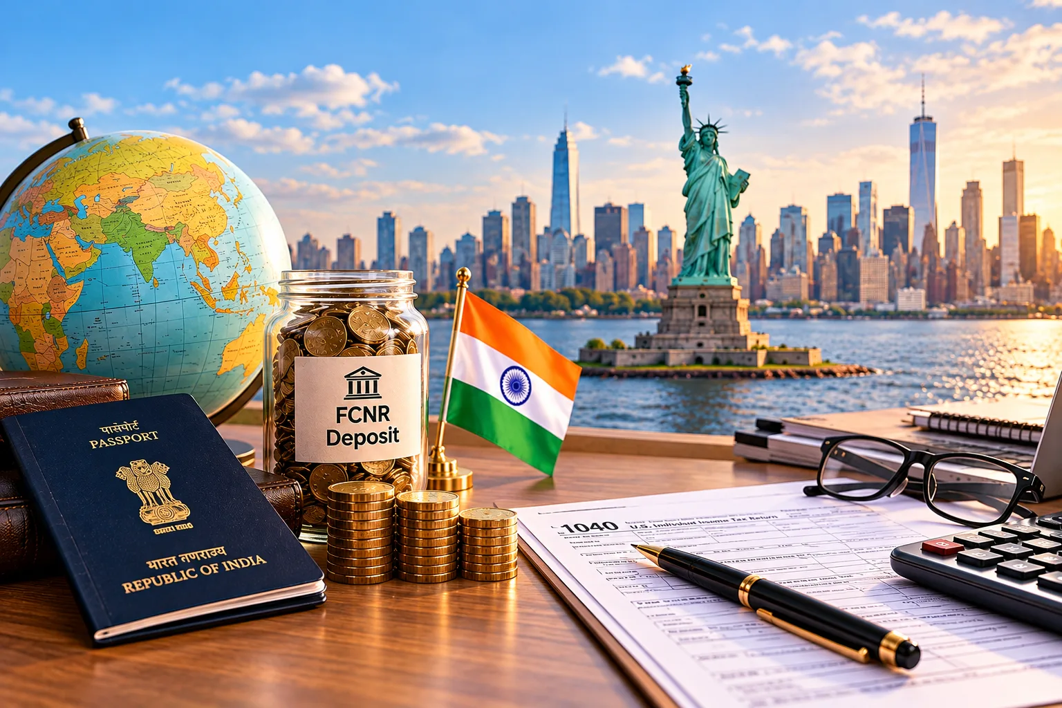 H1B Substantial Presence Test and Indian FCNR deposits for U.S. tax reporting
